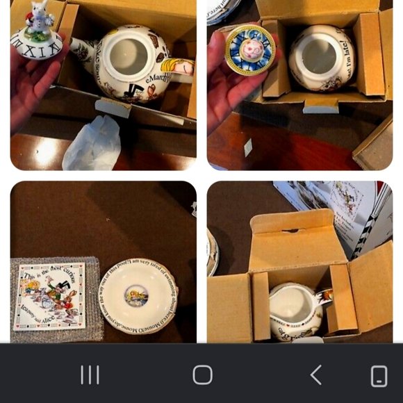 Alice in Wonderland Tea set. Cardew design. - Picture 3 of 5